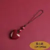 Colgante Ruyi de Cinabrio Cadena para Teléfono Móvil Llavero Calabaza Hebilla de Seguridad Bajo Contenido Pixiu Hombres y Mujeres Año de la Serpiente Cuentas de Transferencia