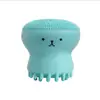 Cepillo Facial de Silicona con Forma de Pulpo de Entrega Inmediata del Fabricante, Cepillo Limpiador y Masajeador Multifuncional, Cepillo Limpiador de Medusa de Doble Cara