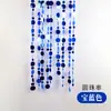 Cortinas de Fio Penduradas com Moldura de Fundo Dourada e Prateada, Adereços de Casamento, Cortinas de Porta Peroladas, Decorações de Teto para Casamento, Cortinas Coloridas de Fio com Lantejoulas e Contas