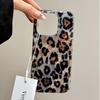 Agujero grande remolino barniz negro flor leopardo manzana 16 rojo neto funda para teléfono móvil 15promax avanzado 14/13/12/11