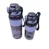 Copo de água esportivo fitness multicolorido novo esportivo masculino e feminino esportes ao ar livre grande capacidade estudantes antiderrapante portátil plástico água