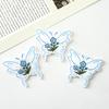 Estilo Coreano Fofo Borboleta Flor Desenho Animado Broche Acrílico Emblema Joia Patch DIY Grampo de Cabelo Acessórios de Cabelo