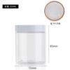 Punto del Fabricante 68 Dientes Botella Transparente de Boca Ancha de 100 ml Plástico Pet Mascarilla Mascarilla para Ojos Embalaje Adhesivo Botella de Fertilizante para Flores
