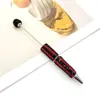 Caneta DIY com pedrarias de strass listradas retas, caneta criativa com pingente de strass para customizar, caneta de presente pesada colorida com strass em estoque