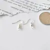 Brincos de gancho para orelha, brincos de clipe de orelha montados, brincos feitos à mão, acessórios DIY, material com retenção de cor, atacado