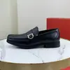 Novos Mocassins de Couro Genuíno Estilo Europeu e Americano, Mocassins Retro Slip-On da Moda, Sapatos de Couro Elegantes e Respiráveis para Homens