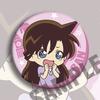 Distintivo de animação do detetive Conan distintivo K bidimensional periférico Yum pingente pôster Anshi através