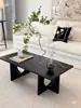 Mesa de Centro de Madera Maciza con Mármol Soporte Estilo Chino Patas de Soporte Redondas Mesa Auxiliar Pequeña de Lujo Ligero Patas de Mesa Estilo Vintage