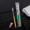 B&B Hotel Supplies Conjunto de Escova de Dentes Descartável e Pasta de Dentes, Conjunto Simples e Portátil de Escovas de Dentes para Casal, Portátil para Viagem