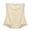Base de Maquillaje Líquida Ropa Interior Invisible de Cintura Alta para Mujer 10A Seda de Morera Antibacteriana Sin Costuras Delgada Control de Abdomen Levanta Glúteos Bragas Triángulo Base