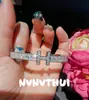 Joyería Acuamarina Cielo Estrellado Topacio Nariz de Toro Pulsera de Cristal Blanco Nuevo Estilo Chino Ojo de Tigre Topacio Pulsera de Cuentas Azules