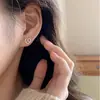Pendientes de plata 925 con pasador para puestos callejeros y mercados nocturnos, moda coreana para mujer, artículos populares de transmisiones en vivo de influencers, pendientes de lujo ligero al por mayor