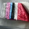 Novo Pelúcia Unicórnio Veludo Cozido Alto Padrão Brilhante Pele Artificial Enrolado Cacheado Brinquedo Tecido de Jaqueta da Moda
