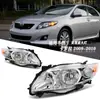 Adequado para Toyota 09-10 Modelo Ano Us Corolla Farol Meio Conjunto Versão Us Farol Iluminação Frontal