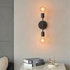 Lámpara Transfronteriza Popular Lámpara de Pared Doble Cabezal Americana LED Edison Simple de Hierro Baño Inodoro Wayfair