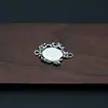 Acessórios para Joias Vintage DIY Argola de Prata Antiga Borboleta Lótus Pingente com Múltiplos Furos Grampo de Cabelo Colar Materiais Artesanais