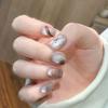 Lágrimas Azules de Melbourne Usan Armadura Piezas de Manicura Ojo de Gato Blanco Puro Hechas a Mano con Cuidado Armadura Prefabricada de Lujo Ligero 30 Piezas