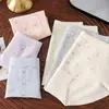 Ropa Interior de Algodón Antibacteriana de Cintura Alta 10A para Mujer, Calzones Estampados Sin Costuras Transpirables, Talla Grande, Ropa Interior Cómoda y Amigable con la Piel al por Mayor