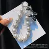 Nuevo Colgante de Cadena para Teléfono Móvil Divertido Llavero con Cuentas Hecho a Mano Colgante Decorativo Creativo Perro Bleo para Bolsa
