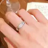 Anillo Ovalado con Circonitas Pavimentadas Estilo Nuevo 2026 para Mujer Anillo Abierto para Dedo Índice Chapado en Cobre Dorado Champagne con Circonitas Micro-Pavimentadas