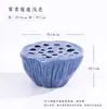 Vajilla de Flor de Loto Cerámica, Maceta para Arreglo Floral Chinoiserie, Mesa de Remojo Seco, Utensilios Hidropónicos, Tapete para Té, Platillos Decorativos, Accesorios para Ceremonia del Té