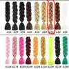 Tendencia Cuerda de Color para Rastas de Seda de Alta Temperatura Trenza de Cabello de un Solo Color Peluca de Rastas Trenzas Jumbo para Niños Cabello