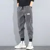 Calças Masculinas Nova Moda Outono e Inverno Forradas com Lã Espessadas de Veludo Cotelê Calças de Moletom Perna Larga Esportivas Harlan Casuais