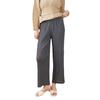 Pantalones plisados estilo Miyake Verano 2025 Nuevo Elástico Suelto Nueve puntos Cintura alta Slim Elegante Versátil Pantalones casuales