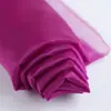 Tecido de Organza, Fio Rígido, Fio de Três Fios, Tecido Transparente com Glitter para Vestido de Casamento, Fio Decorativo para Artesanato, Tecido para Bolsa, Perolado