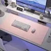 Mouse Pad de Couro, Base Extra Grande para Teclado de Laptop, Base para Mesa, Bloco de Escrita para Estudante, Impermeável e Antiderrapante