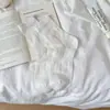 Calcetines de Malla Hueca de Seda para Verano 2026 para Mujer, Calcetines de Encaje Delgados Transpirables Versátiles con Volantes, Estilo Simple