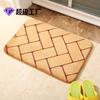 Alfombrillas Personalizadas, Alfombrillas de Franela, Alfombrillas de Baño con Patrón de Alfombra, Alfombrillas Empalmadas, Personalización de Alfombrillas para el Hogar