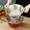 Set de Boles de Acero Inoxidable para Hornear, Cocinar, Ensalada, Escurrir, Lavar Arroz, Colador, Rallador, Utensilios de Cocina