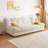 Sala de estar pequeno apartamento moderno simples estilo creme modelo celebridade da internet nuvem sofá dobrável de dois usos sofá-cama multifuncional