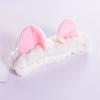 Diadema para Lavado Facial de Venta Caliente, Paquete de Cabello para Mujeres, Diadema de Felpa Linda de Invierno con Lazo, Diadema de Confinamiento, Transfronterizo Europeo y Americano