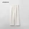 Ropa Masculina Apo Pantalones Casuales Transfronterizos para Hombre para Otoño, de Gama Alta, Holgados, de Pierna Recta, con Cordón Elástico, Resistentes a las Arrugas y al Colgante