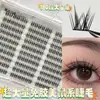 Cílios Postiços Estilo Olho de Gato, Sem Cola, Ultra Volumosos, Bonitos, com Textura Realista Semelhante a Cabelo, Fios Distintos, Fotogênicos e Confortáveis para Usar por Longos Períodos Sem Cansaço