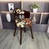 Silla Giratoria de Madera Maciza Vintage Silla de Comedor para Restaurante de Lujo Ligero Silla de Aprendizaje para Niños Silla de Ocio Estilo Vintage Americano Silla de Balcón