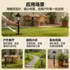 Luces hexagonales pequeñas para suelo alimentadas por energía solar Luces decorativas impermeables para jardín exterior y patio Luces hexagonales pequeñas para césped alimentadas por energía solar