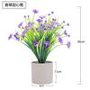Amazon Plantas Artificiales Planta Verde Falsa Combinación en Maceta Adornos de Flores Falsas de Escritorio Flores Bonsái Pequeñas Flores de Hierba de Primavera para Exterior