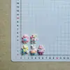 Novos acessórios fofos de desenho animado da série de coelhos para babador, clipes de franja com cola de creme DIY, chaveiro, clipes de bico de pato, materiais