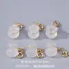 Gelatina Natural de Lichi Ágata Blanca Bolsa de la Suerte Colgante de Garra de Gato Oro Real de 18K Joyería Antigua con Cuentas Accesorios Venta al por Mayor