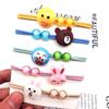 Diadema para el cabello para niños de estilo coreano de dibujos animados de animales pequeños lindos, alta elasticidad no daña el cabello, banda de goma, cuerda para el cabello, cuerda para el cabello para estudiantes, accesorios para el cabello