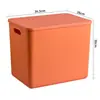 Caixas e cestos de armazenamento de plástico recipientes multicoloridos adequados para armários de cozinha caixas prateleiras de armazenamento de banheiro e banheira