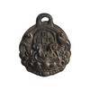 Madera Fragante DIY Tallado a Mano Pixiu Monedas de los Cinco Emperadores Colgante de Fortuna y Buena Suerte Accesorios