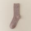 Calcetines de lana al por mayor Acheng para hombre, con forro polar, engrosados, cálidos, de media pantorrilla, cachemir, estilo otoño e invierno, calcetines de vestir de doble aguja