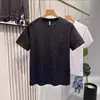 Camiseta de Manga Corta con Sentido de Diseño Avanzado para Hombre, Nueva Moda Popular de Verano, Marca Casual de Media Manga, Camiseta de Alta Gama para Hombre