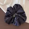 Goma para el pelo de satén de seda estilo coreano para mujer, liga elástica de lunares de alta gama, accesorio para el pelo de tamaño grande