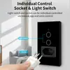 Tomada Graffiti Inteligente WiFi Brasileira com Estatísticas de Consumo de Energia, Temporização por App Móvel, Tomada Inteligente Controlada por Voz, Venda por Atacado do Fabricante