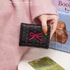 Porta-moedas com Laço de Bolinhas ~ Multicor Novo Estilo 70% de Desconto para Mulheres, Carteira Simples de Alta Qualidade, Estoque Pronto para Exportação